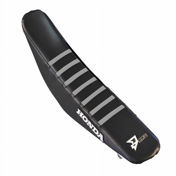 Seat Cover, Black Sides - Black Top with Gray Ribs