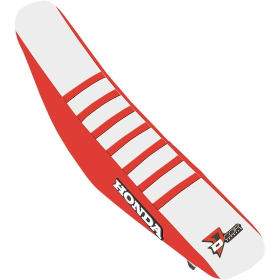 Seat Cover Red/White Red Ribs Compatible with Crf250/450