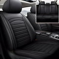 thumbnail image 1 of Seat Cover for Nissan Altima 2009-2024: Car Seat Covers Full Set Waterproof Faux Leather Seat Cover Cushion Protector (Black), 1 of 9