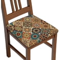 thumbnail image 1 of Seat Covers for Dining Room Chairsset of Set of 4, Colorful Vintage Bohemian Boho Mandala Floral Stretch Chair Seat Covers Cushion Slipcovers for Kitchen Office, 1 of 6