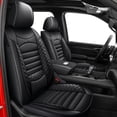 thumbnail image 1 of Seat Covers Fit for Toyota Tacoma: 2024-2026 Full Set Fit for Toyota Tacoma Truck Double Crew Cab Semi-Custom Car Seat Covers Faux Leather Automotive Seat Cushion Protectors, 1 of 7