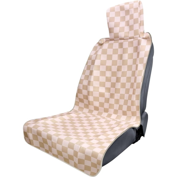 Seat Covers, Neoprene Seat Covers - & Sweatproof, Machine Washable, Non-Slip Seat Protector for , , SUV, Van (Checkered, 1 Pack)