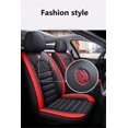 thumbnail image 1 of Seat Covers Protector Luxury PU Leather Front Rear Cushion 5-Seats all seasons, 1 of 5