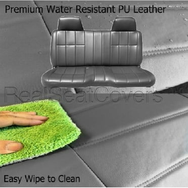 Seat Covers for Toyota Tacoma Rcab Xcab Thick Triple Stitched Custom made for Exact Fit A25 (Gray Leatherette)