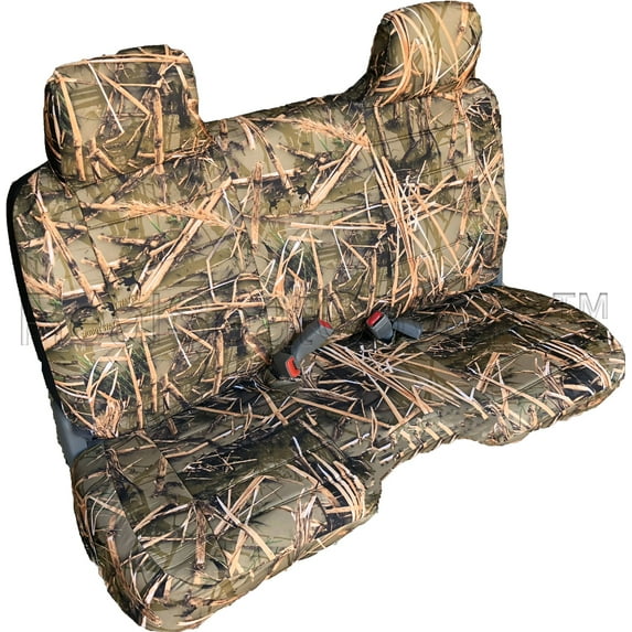 Seat Covers for Toyota Tacoma Rcab Xcab Thick Triple Stitched Custom made for Exact Fit A25 (Muddy Water Camo)