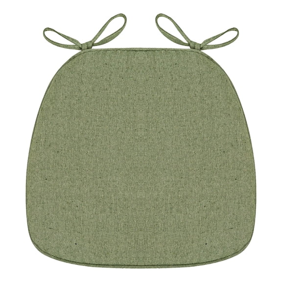 Seat Cushion 17x16 Inch Chair Cushions for Dining Chairs with Removable Washable Cover and Ties Chair Pads for Kitchen Indoor Dining Room Patio Chairs Home Summer Breathable Linen Sponge Cushion