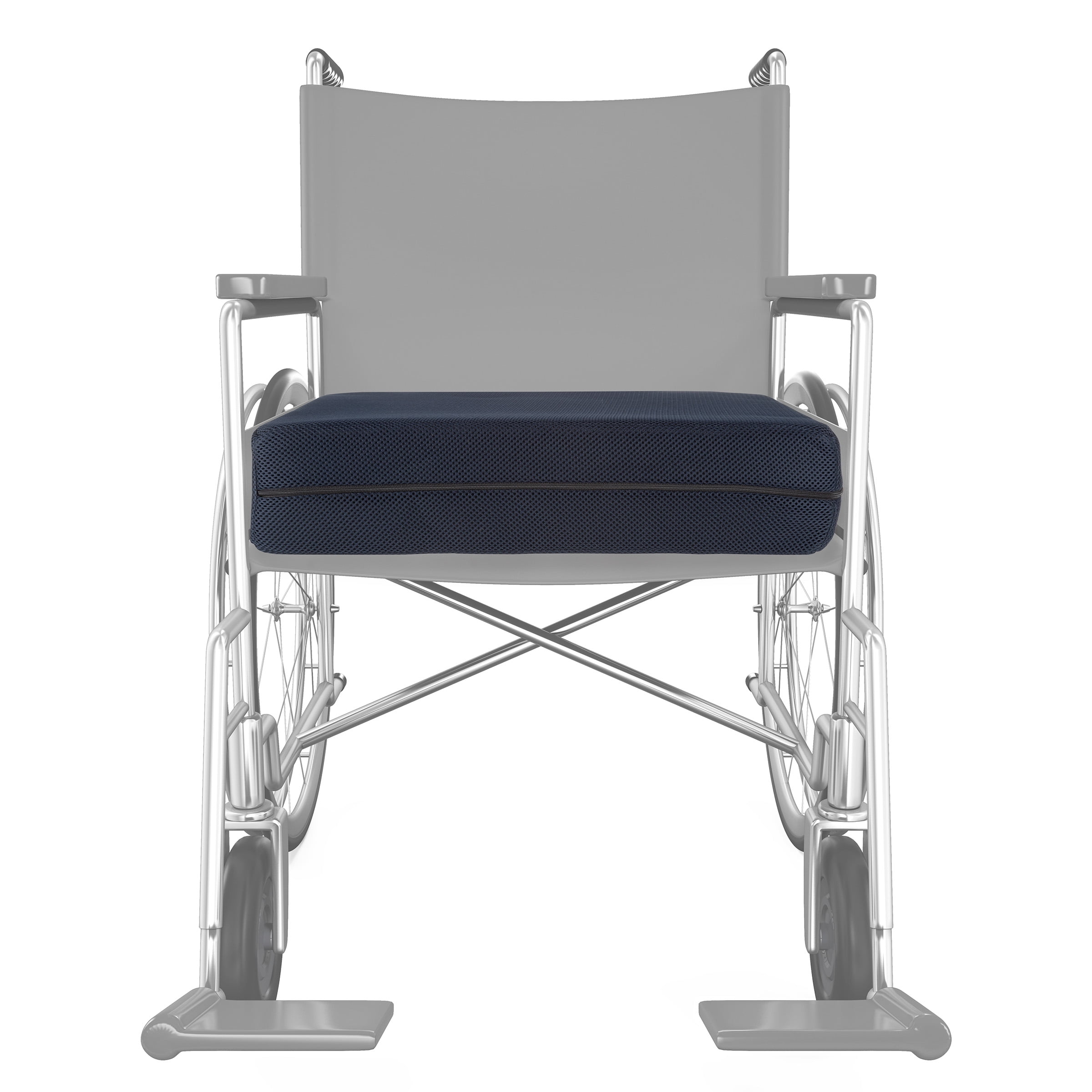 Care Apparel Total Chair & Wheel Chair Cushion, Navy