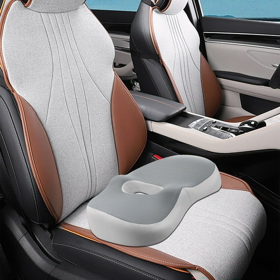 Seat Cushion under $5! Yannianjz Orthopedic Seat Cushion, Office Chair Cushion for Back Pain, Car Seat Pad, Pressure Relief Coccyx Cushion, Ergonomic Posture Corrector, Memory Foam Seat Pillow