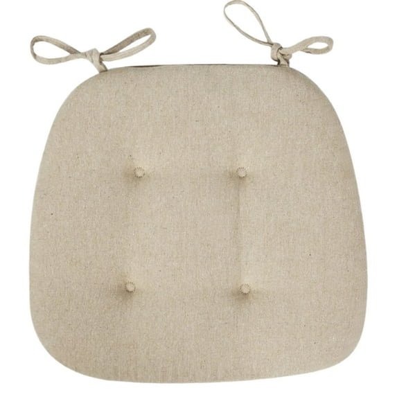 Seat Cushion,Chair Cushion,Chair Pillow,Non-Slip Chair Pad,Ultra Soft Warm Floor Cushion with Ties,Comfortable Square Seat Cushion,Outdoor Chair Pads(Beige 16.93*16.14*1.18in)from ANMUYUM