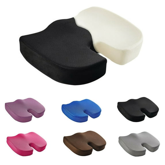 Seat Cushion Cool Gel Memory Foam Chair Pillow Orthopedic Office Chair Car Pad
