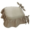 thumbnail image 1 of Seat Cushion,Fabric Not-Slip Soft Chair Pad,Ruffled Skirt Seat Cover with Ties for Wooden Dinner Chair, 1 of 7