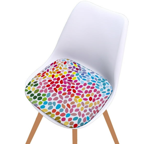 Seat Cushion Flannel Suede, Cushion 1X Digital Printing Non-Slip Chair Cushion (Multi-color-One Size)