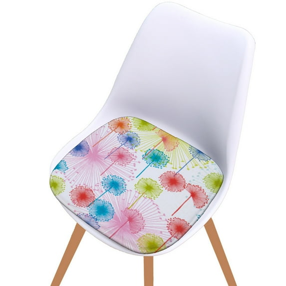 Seat Cushion Flannel Suede, Cushion 1X Digital Printing Non-Slip Chair Cushion (Multi-color-One Size)