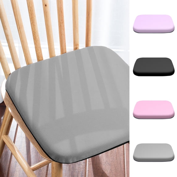 Memory Foam Seat Cushion, Non-Slip Office Chair Pad, Slow Rebound Foam for Desk Chair, Kitchen, Car & Restaurant, Breathable & Washable