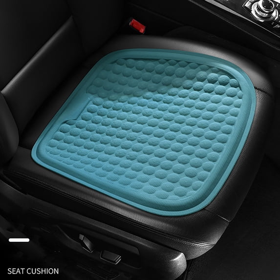 Seat Cushion Gel Infused Cooling Pad with Honeycomb Ventilation Design and Pressure Relieving Support,Comfortable Car Seat Mat for Long Distance Driving and Office Chair Use