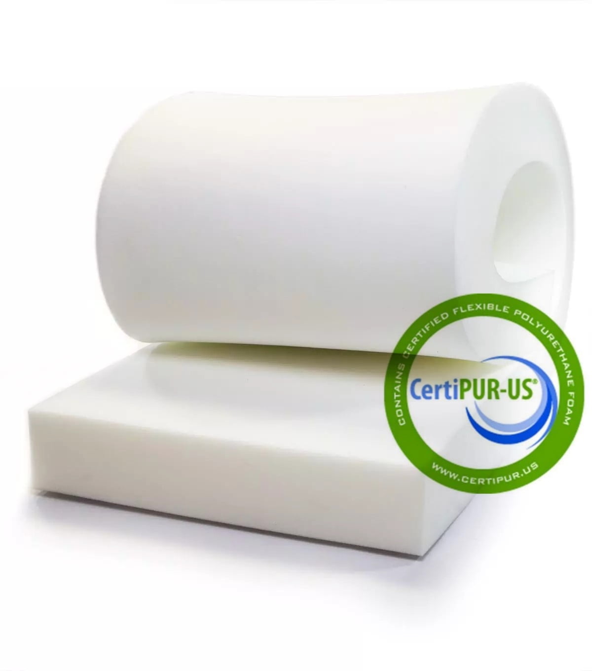 Seat Cushion - High Density 4"T x 24"W x 80"L (1546) "FIRM" Upholstery Sheet Foam, Sofa Foam Cushion, Foam Padding