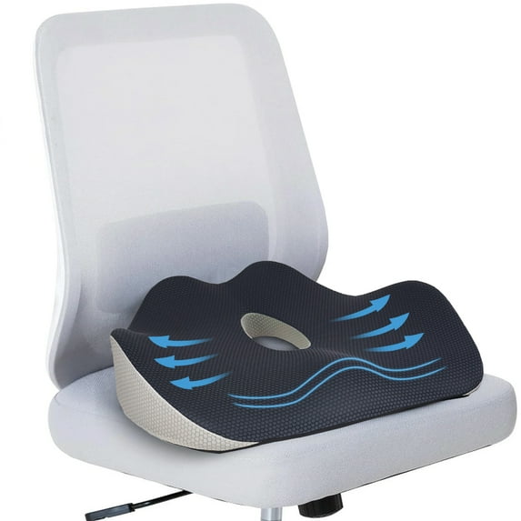 Seat Cushion Memory Foam Buttock Petal Cushion Chair Cushion Office Hollow Breathable Buttock Chair