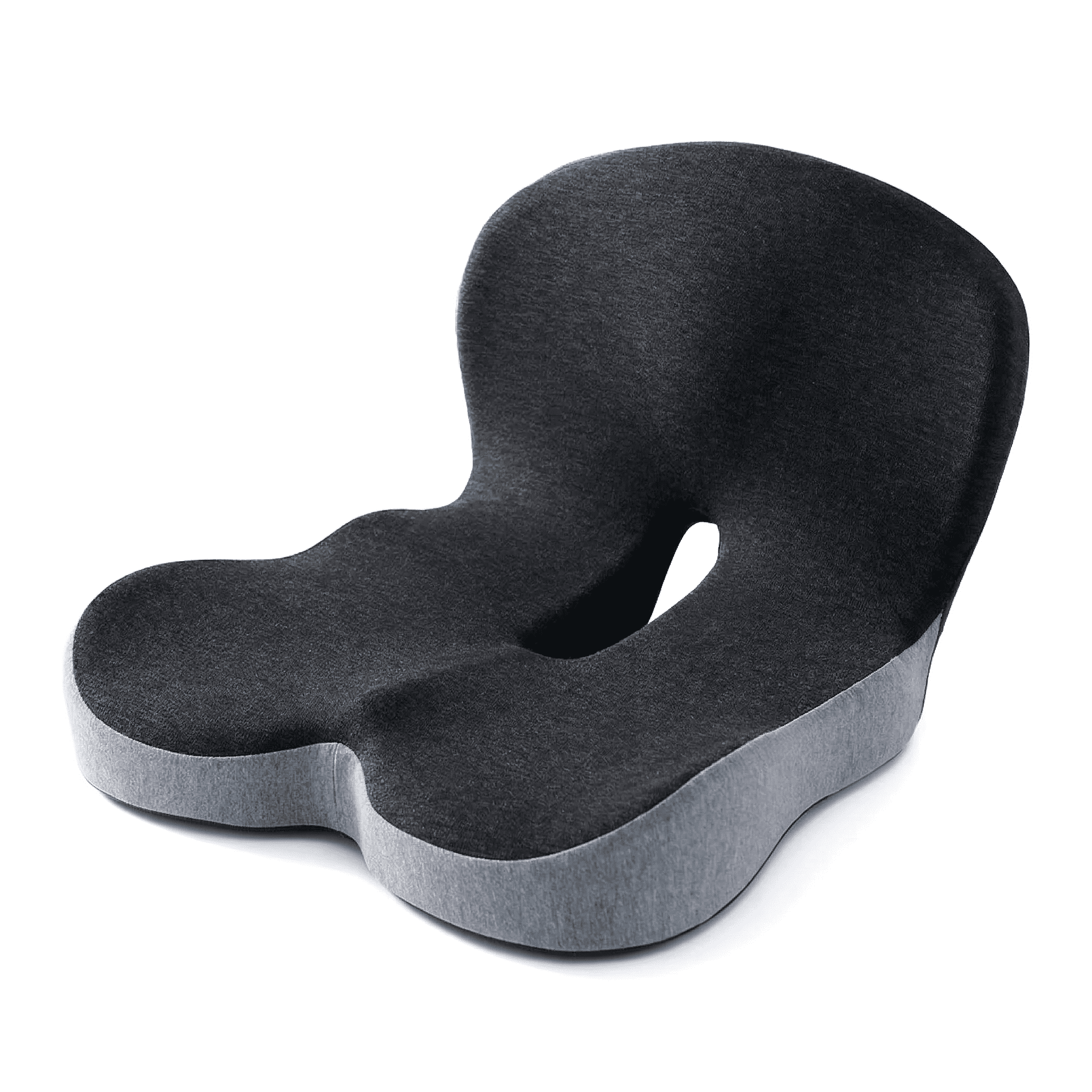 L-Shaped Memory Foam Seat Cushion for Office Chair & Car Seat, Ergonomic Sitting Cushion for Long Sitting Relief, Breathable Hip & Tailbone Support Cushion for Driving, Desk Chair, Wheelchair