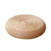 Seat Cushion Natural Straw Woven Floor Pillow Outdoor Round Floor Cushion Sitting Handmade Meditation Cushion For Zen Yoga Practice Or Buddha Meditation Beige Diame Gel Cushion for Sitting Car Seat