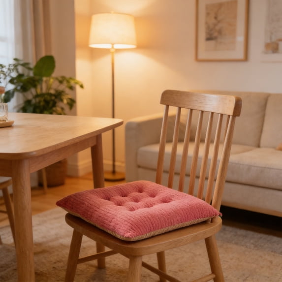 Seat Cushion Non Slip Chair Pad Thick Comfortable Seat Cushion Anti Slide Breathable Soft Support Easy Clean for Dining Chair Office Home Balcony Cafe Restaurant Seating Comfort Upgrade