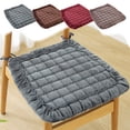 thumbnail image 1 of Seat Cushion for Office Chair and Home – Thick Soft Non Slip Chair Pad, 16x16in Winter Warm Seat Mat for Students, Desk Chairs, Wheelchairs, Kitchen and Dining Chairs, 1 of 6