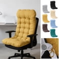thumbnail image 1 of Seat Cushion, One Piece Chair Cushion with Back Support, Soft Chair Pad for Gaming Chair Study Chair Work From Home Seating, AKLJWH【Green, 17.72"×33.46"】, 1 of 7
