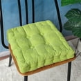 thumbnail image 1 of Seat Cushion,Outdoor Floor Cushions,AZXY 14x14in Square Chair Cushions for Dining Chairs,Corduroy Thicken Meditation Seat Cushions for Kitchen Chairs Yoga Tatami Patio Indoor Outdoor Deep-Seat,Green, 1 of 6