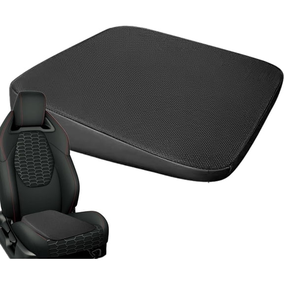 Seat Cushion Pad, Wedge Car Seat Cushion, Ergonomic Sloping Seat Cushion Fabric, Friendly Short People Driver Seat Booster for Wheelchair, Car Seat, Dining Chair,6cm