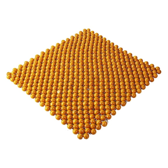 Seat Cushion Seat Pad From Friendly Wooden Beads 44x44cm Square Chair Pad Supportive Seating