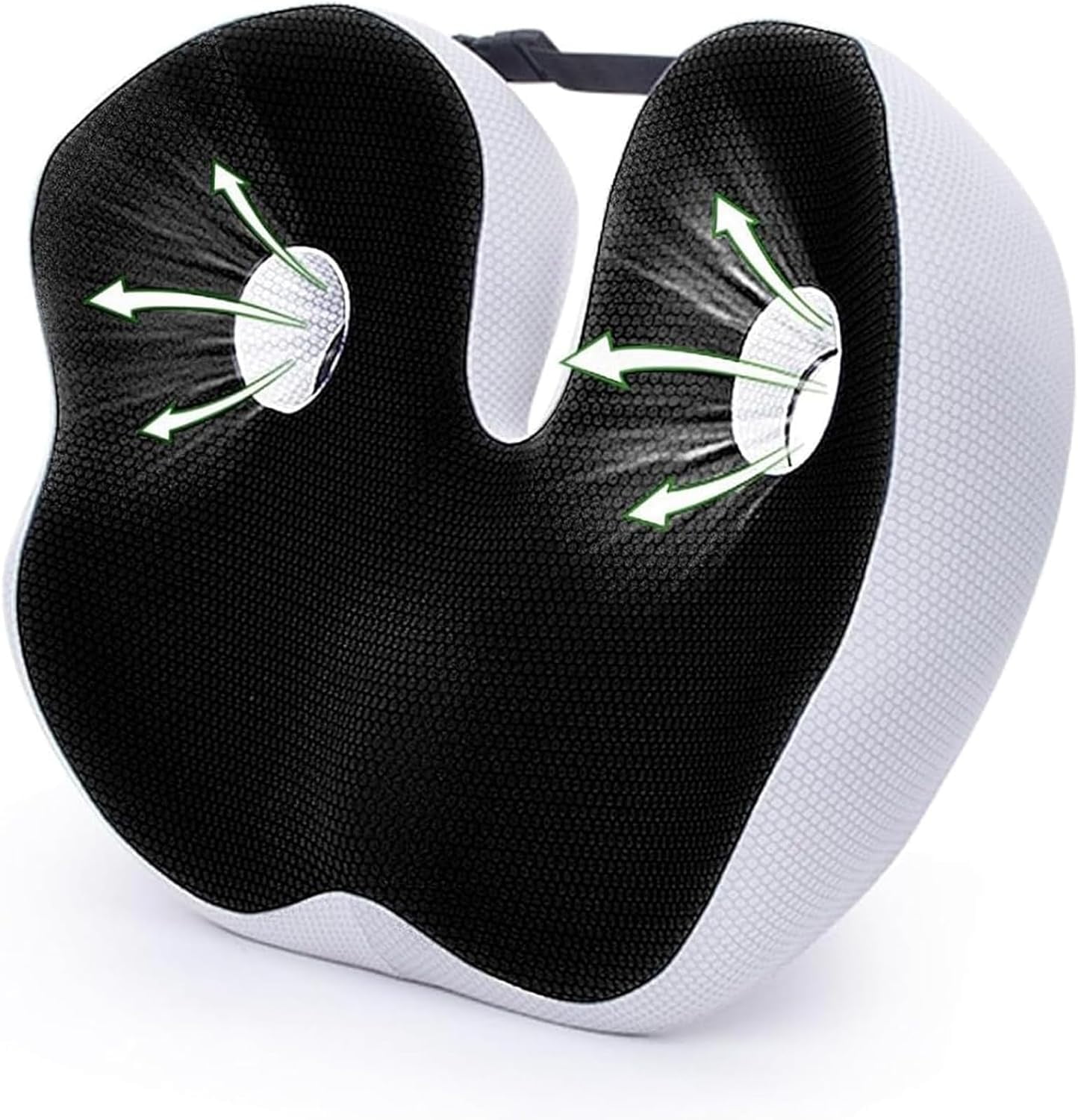 Seat Cushion, Socket Seat Cushion for Sit Bone and Back Pain Relief