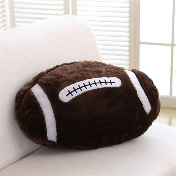 Seat Cushion,Sports Throw Pillows Stuffed Soccer Pillow Soft Stuffed Basketball Pillows Baseball Soft Throw Pillow Football Shaped Plush Toy Sport Cushion
