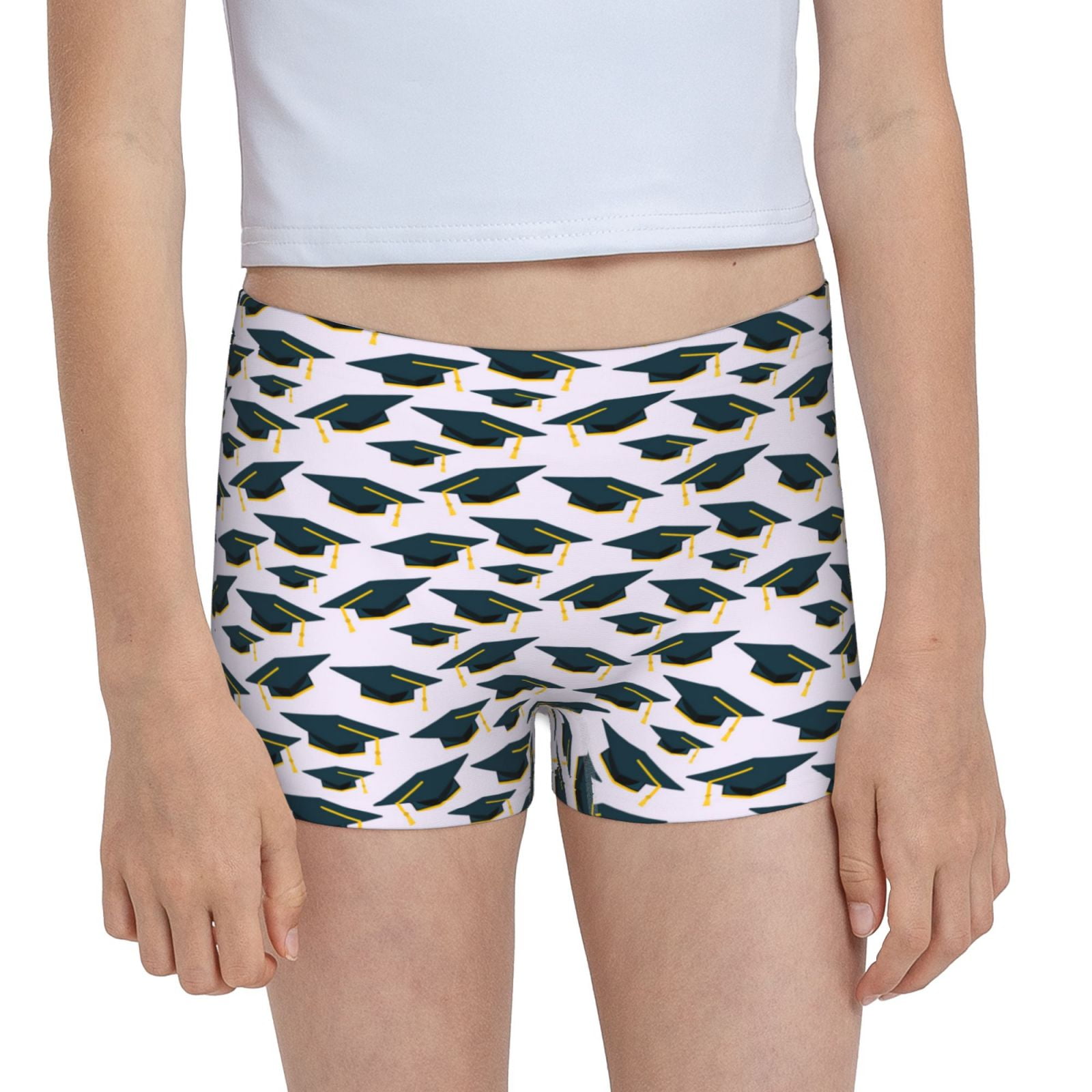 Easygdp Graduation Hats Girls Hipster Cotton Underwear Little Girls