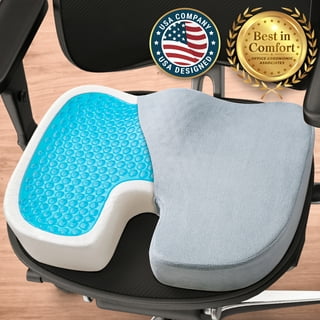 Memory Foam Seat Cushion for Office Chair Desk with Plush Casing