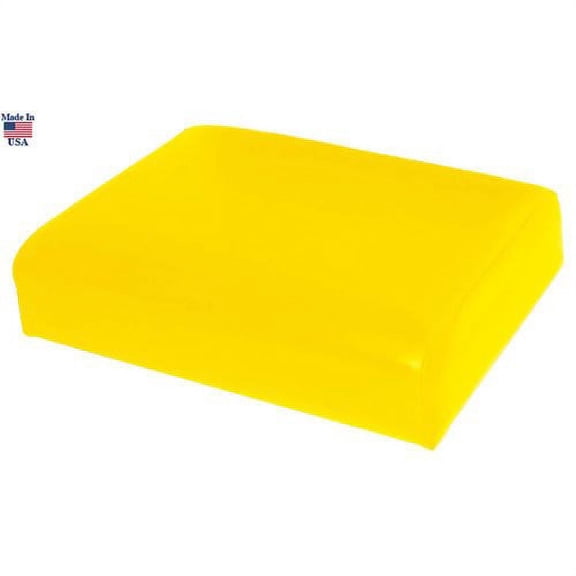 Seat Cushion - Wood Backed Vinyl Yellow fits John Deere G M MT 40 320 330 420 430 435 440 1010 420 430 440 1010 AM3463T