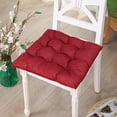 thumbnail image 1 of Seat Cushion for Home Office and Dining Chairs - Polyester Fabric, Non-Slip Grippers, Cloud-Like Filling, Lightweight Kitchen Chair Pad, 1 of 6