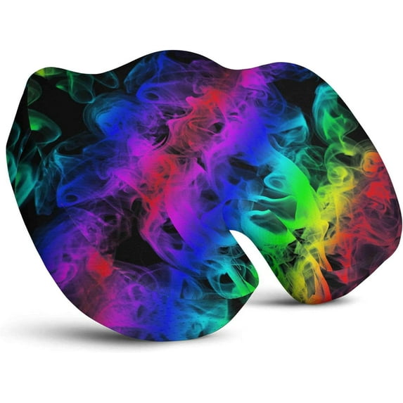 Seat Cushion for Tailbone Pain Relief Office Computer Memory Foam Chair Cushion for Pressure Relief Coccyx Cushion Tailbone Pain & Sciatica Colorful
