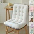 thumbnail image 1 of Seat Cushion with Backrest Thickened 31.5x17.7in Long Chair Cushions for Dining Chairs Office Chair Pad with Ties for Sofa Home Decor by PALIFEUR, 1 of 7