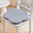 thumbnail image 1 of Seat Cushions For Office Chairs,Cool Pad Cooling Mat,Chair Cushions For Dining Chairs Wheelchair Rocking Chair Lounge -Gray-Flower, 1 of 5