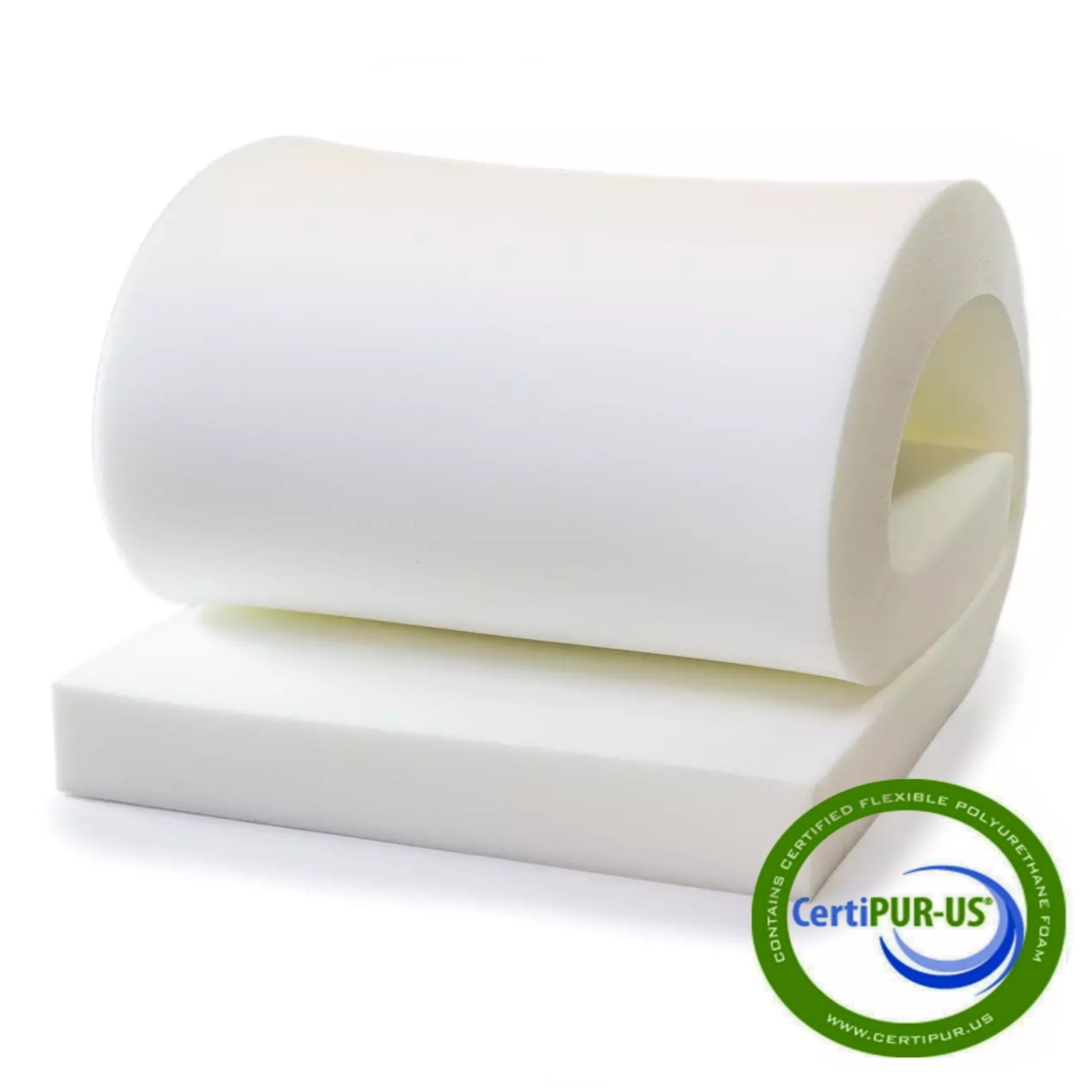 Seat Cushions - High Density 2"T x 24"W x 80"L (1546) "FIRM" (Sofa Seat Replacement Foam Cushion, Upholstery sheet, Foam Padding)