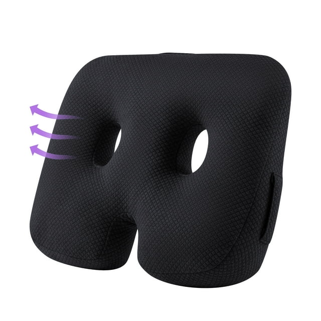 Medisana Seat Cushion For Office Chair & Car - Sciatica & Tailbone Pain Relief Pillow With Ergonomic Design