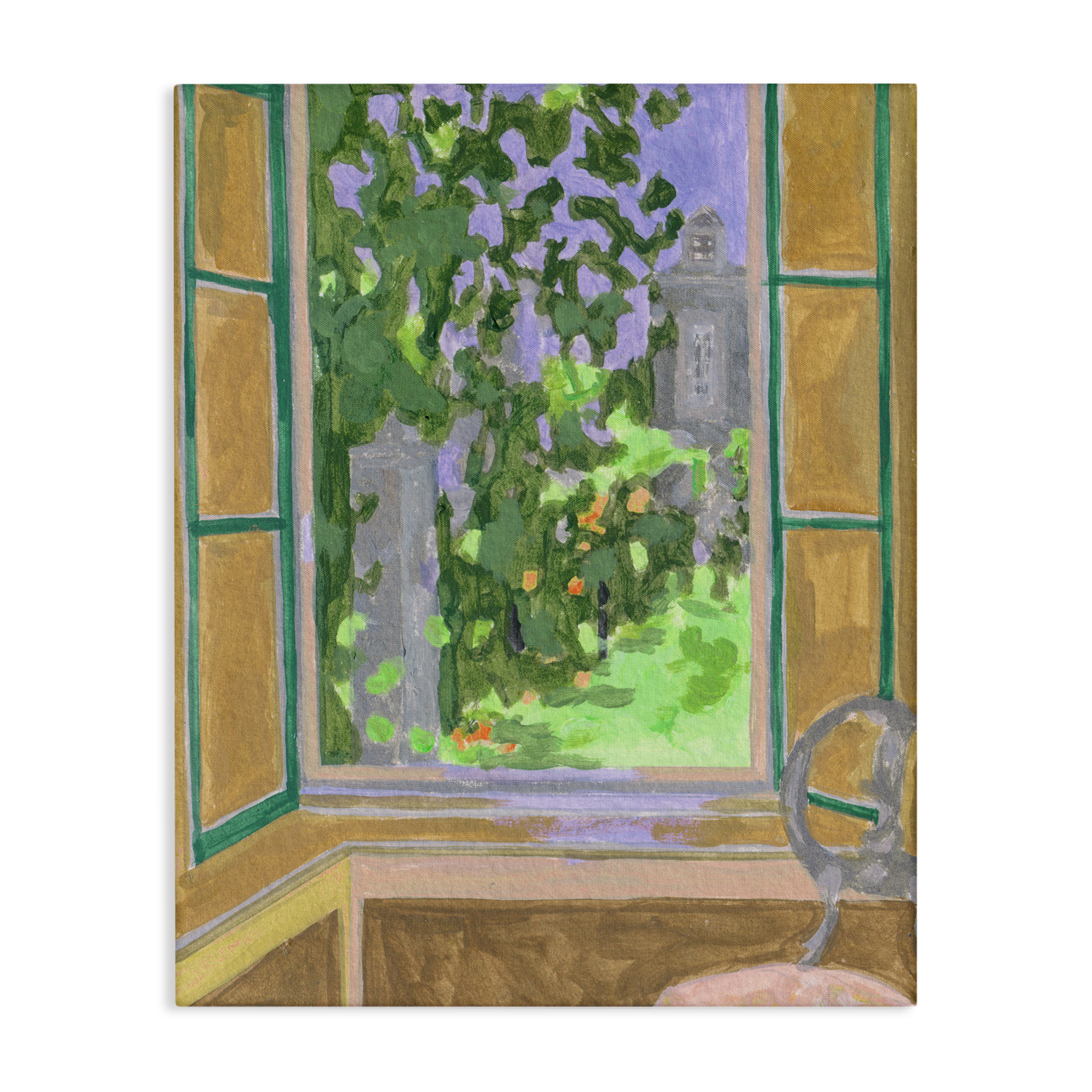 Seat For Spring Expression Canvas Wall Art, design by Melissa Wang