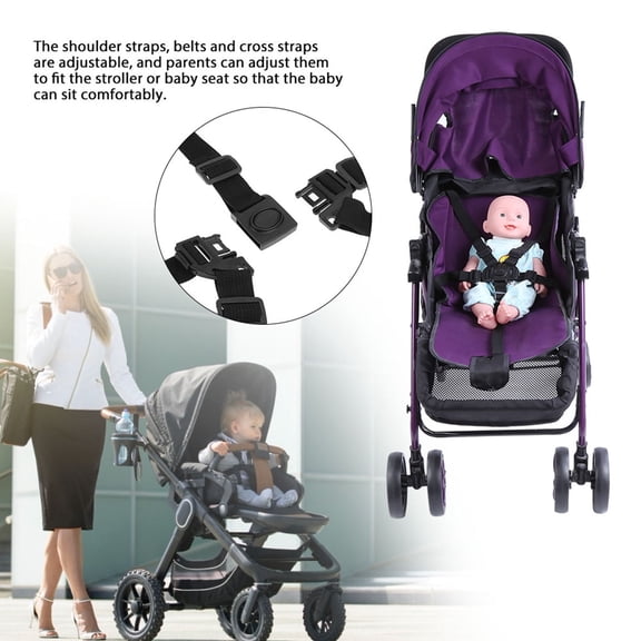 Seat Harness Belt, Universal Baby Seat Strap Belt, Lunch, For Strollers For Pushchairs