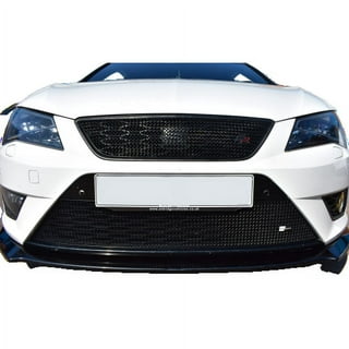Car Grill Mesh, 1133007 Glossy Black ABS Front Bumper Grille for Seat Leon  Altea Toledo