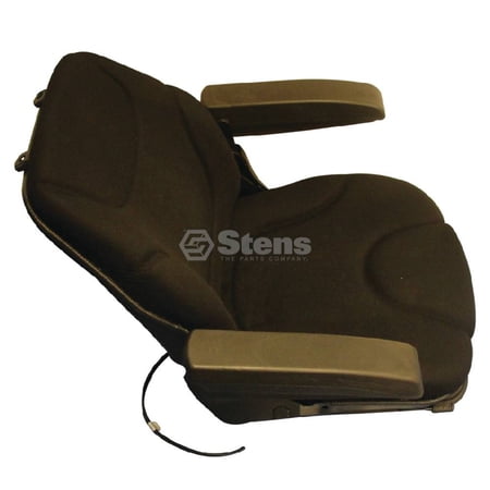 Seat Pneumatic suspension, black cloth, adjustable