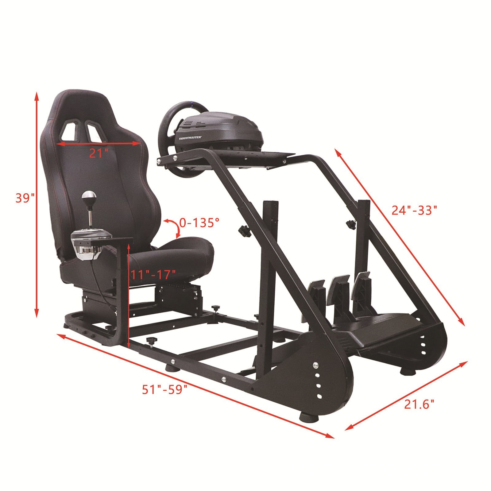 Seat Racing Simulation Game Stand for Logitech G25 G27 G29 G920 ...