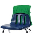 thumbnail image 1 of Seat Sack Elastic Student Chair Storage Pocket - Fits 12"-17" Seats, Stretch Over-the-Chair Storage for Student Desk Organization, Green, 10-PK, 1 of 10