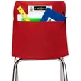 thumbnail image 1 of Seat Sack Elastic Student Chair Storage Pocket - Fits 12"-17" Seats, Stretch Over-the-Chair Storage for Student Desk Organization, Red, 1-PK, 1 of 10