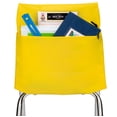 thumbnail image 1 of Seat Sack Student Chair Storage Pocket - 12", Single Pocket, Classroom Organizer for Student Desks, Durable Over-the-Chair Storage, Yellow, 1-Pack, 1 of 9