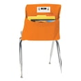 thumbnail image 1 of Seat Sack Student Chair Storage Pocket - 15", Single Pocket, Classroom Organizer for Student Desks, Durable Over-the-Chair Storage, Orange, 1-Pack, 1 of 7
