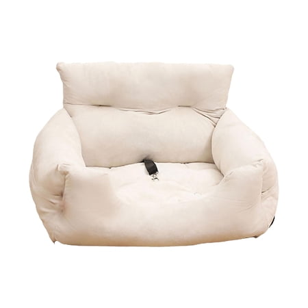 Seat Sofa Dog Car Seat for Large Cats Small Medium Dogs Kitten Beige